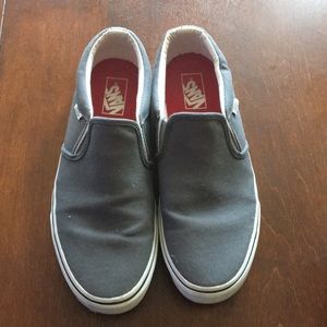 Grey Slip On Vans